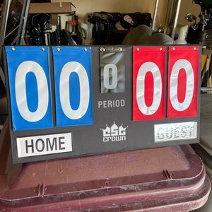 Crown Sporting Goods Deluxe Portable Scoreboard, Large